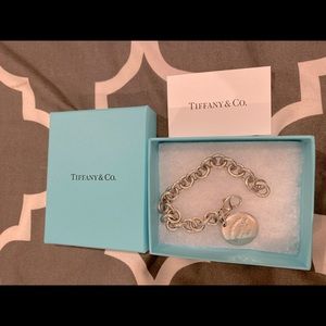 Please Return to Tiffany Round Tag Bracelet